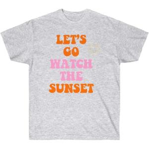 Let’s Go Watch The Sunset Tee(Ash)