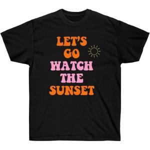 Let’s Go Watch The Sunset Tee(Black)