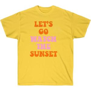 Let’s Go Watch The Sunset Tee(Daisy)