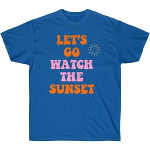 Let’s Go Watch The Sunset Tee(Royal)