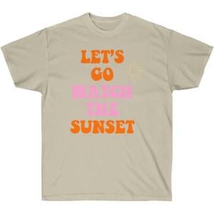 Let’s Go Watch The Sunset Tee(Sand)