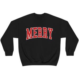 Merry Sweatshirt(Black)