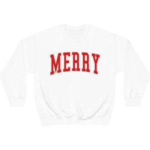 Merry Sweatshirt(White)