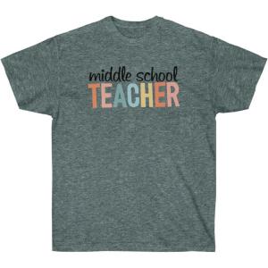 Middle School Teacher Tee(Dark Heather)