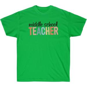 Middle School Teacher Tee(Irish Green)