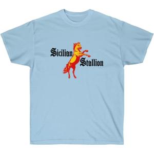 Sicilian Stallion T-Shirt(Light Blue)