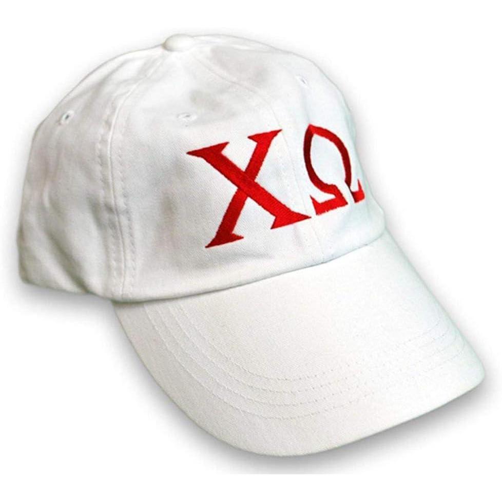 imageChi Omega Chi O Letter HatWhite