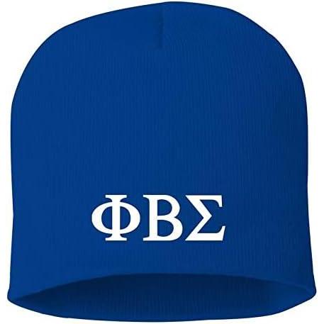 imageGreekgear Phi Beta Sigma 8 Inch Beanie Royal Blue