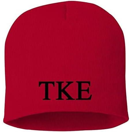imageGreekgear Tau Kappa Epsilon TKE 8 Inch Beanie Red