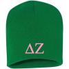 Greekgear Delta Zeta 8 Inch Beanie Kelly Green