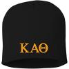 Greekgear Kappa Alpha Theta 8 Inch Beanie Black