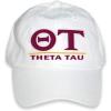 Greekgear Theta Tau World Famous Line Hat(White)