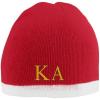 Kappa Alpha Two Tone Knit Beanie Red/White