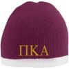 Pi Kappa Alpha Pike Two Tone Knit Beanie Maroon/White