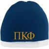Pi Kappa Phi Two Tone Knit Beanie Navy/White