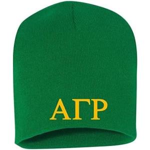 Greekgear Alpha Gamma Rho 8 Inch Beanie Kelly Green