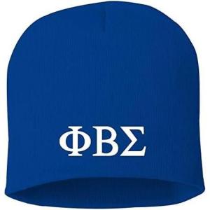 Greekgear Phi Beta Sigma 8 Inch Beanie Royal Blue