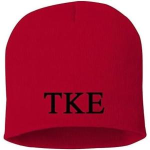 Greekgear Tau Kappa Epsilon TKE 8 Inch Beanie Red