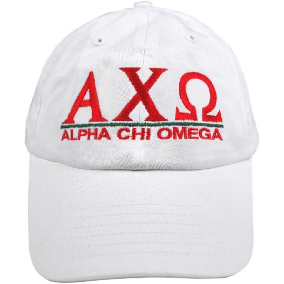 imageAlpha Chi Omega World Famous Line HatWhite