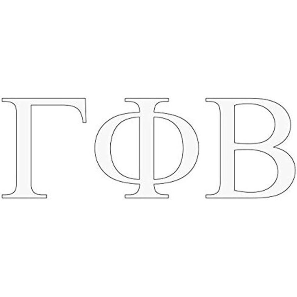 imageGamma Phi Beta Greek Letter Window Sticker Decal