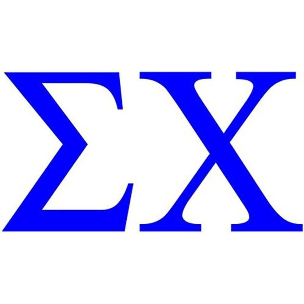 imageSigma Chi Greek Letter Window Sticker Decal