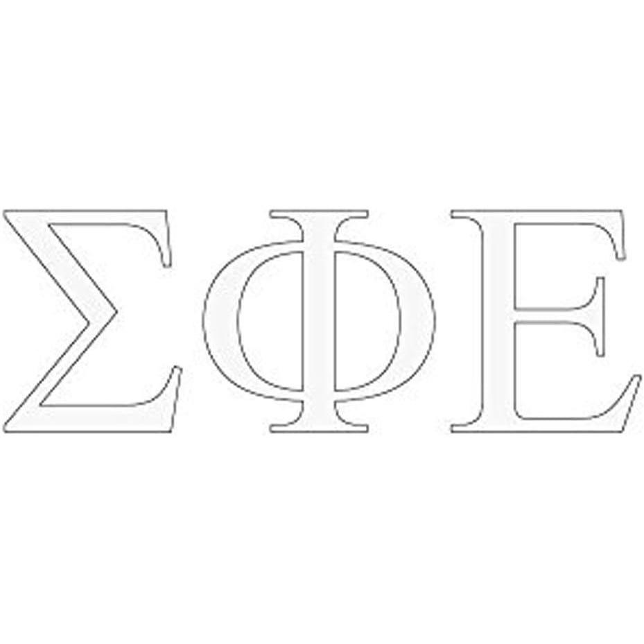 imageSigma Phi Epsilon SigEp Greek Letter Window Sticker Decal