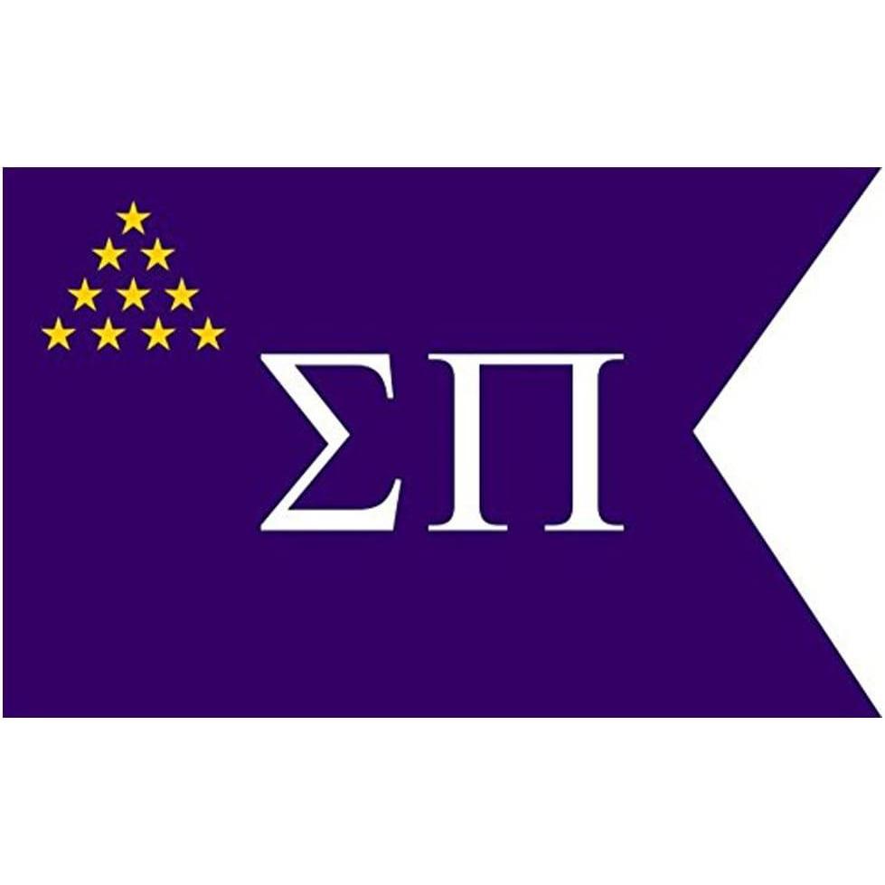 imageSigma Pi Flag Decal Sticker