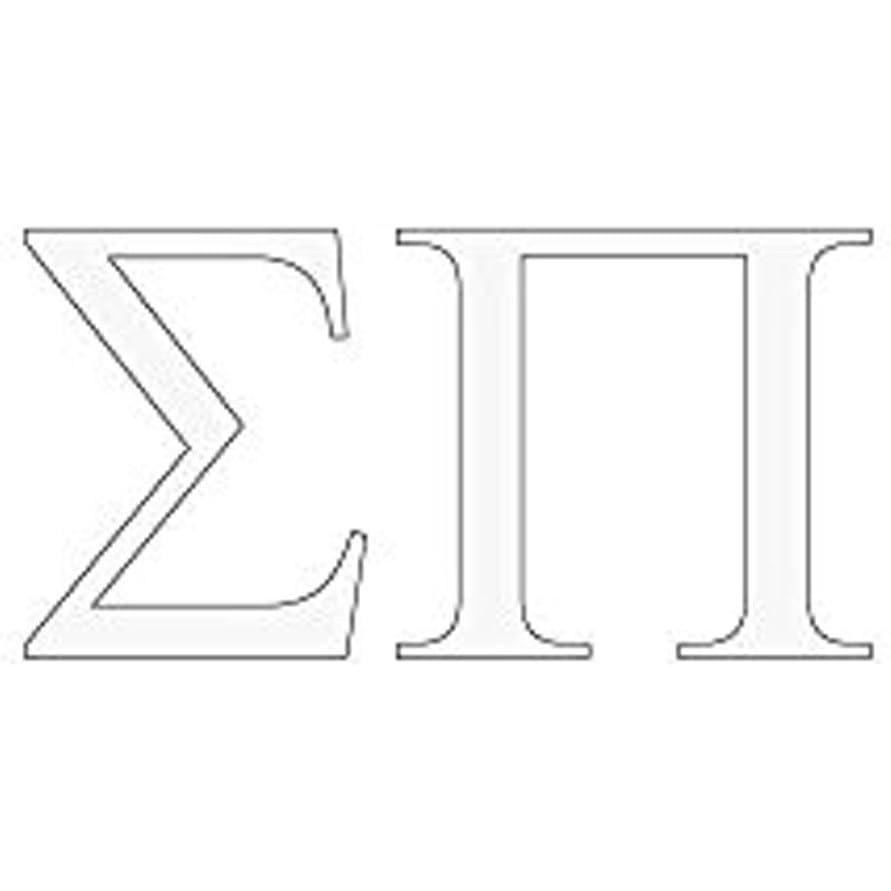 imageSigma Pi Greek Letter Window Sticker Decal