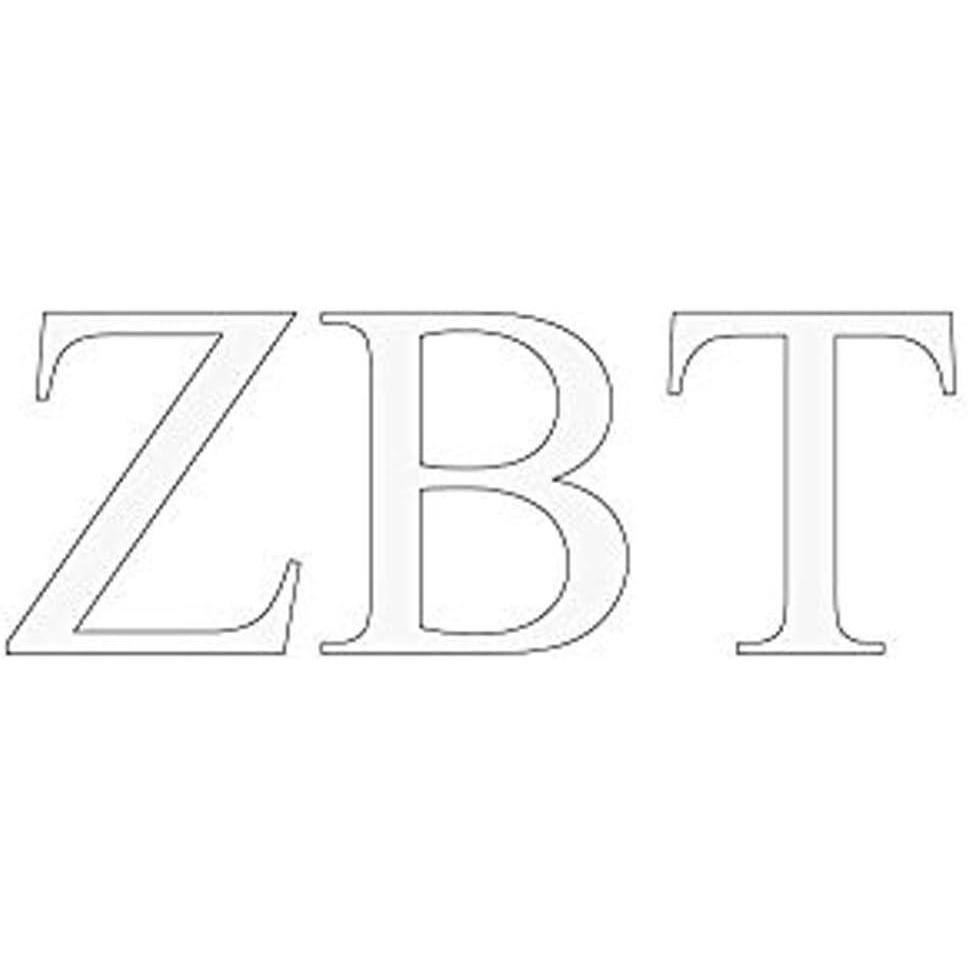 imageZeta Beta Tau ZBT Greek Letter Window Sticker Decal