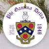 Fiji Round Christmas Shield Ornament