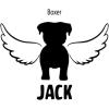 Personalized in Memory of Boxer Dog Decal Sticker(4″ Wide)