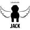 Personalized in Memory of Labradoodle Dog Decal Sticker(4″ Wide)