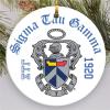 Sigma Tau Gamma Round Christmas Shield Ornament