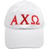 Alpha Chi Omega Greek Letter Hat(White)