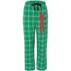 Alpha Chi Omega Pajamas Flannel Plaid Pant(Kelly Green)