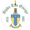 Alpha Tau Omega ATO Round Christmas Shield Ornament