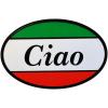Ciao Oval Decal Sticker