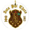 Iota Phi Theta Round Christmas Shield Ornament