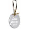 Phi Sigma Sigma Glass Ornament