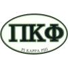 Pi Kappa Phi PI PHI Euro Decal Oval Sticker