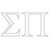 Sigma Pi Greek Letter Window Sticker Decal