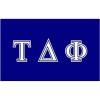 Tau Delta Phi Flag Decal Sticker