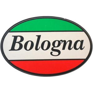 Bologna Oval Decal Sticker