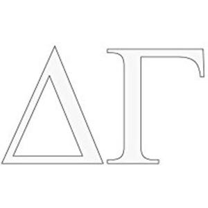 Delta Gamma Greek Letter Window Sticker Decal