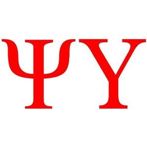 Psi Upsilon Greek Letter Window Sticker Decal