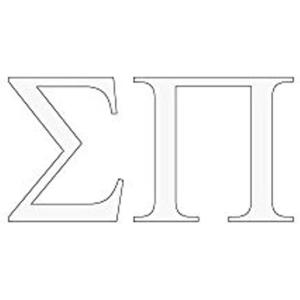 Sigma Pi Greek Letter Window Sticker Decal