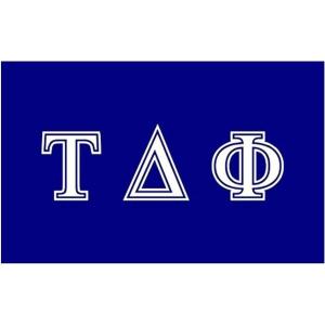 Tau Delta Phi Flag Decal Sticker
