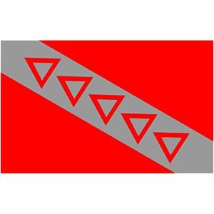 Tau Kappa Epsilon TKE Flag Decal Sticker