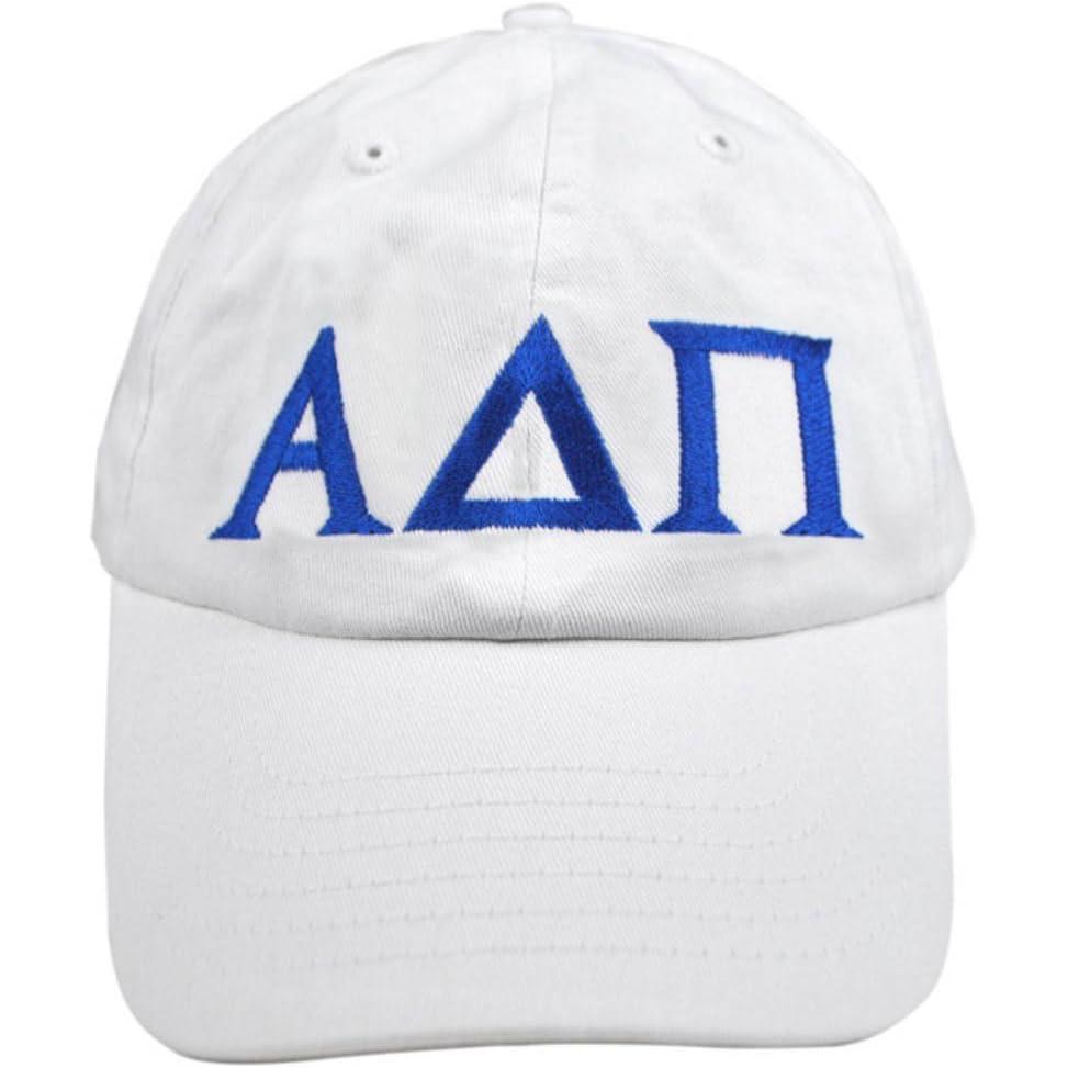 imageAlpha Delta Pi Greek Letter HatWhite