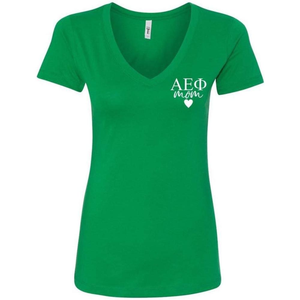 imageAlpha Epsilon Phi Mom Ideal VNeckKelly Green